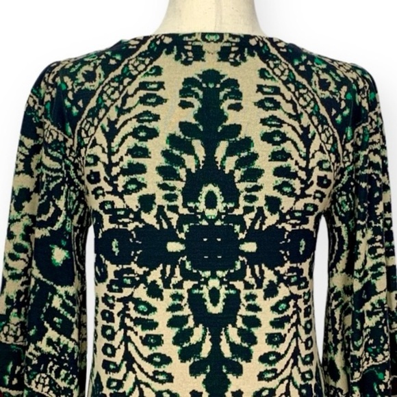 Free People Music And Lyrics Bishop Sleeve Mini Sweater Dress Size XS - Picture 10 of 11